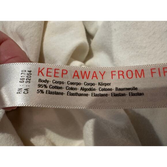 Free People Movement Women's Hot Shot Tee Romper – Cream – Size XS - Picture 5 of 7